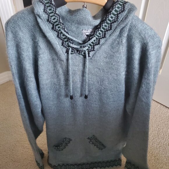 Alpaca Sweater / Hoodie Hand Made in Bolivia - Picture 2 of 7
